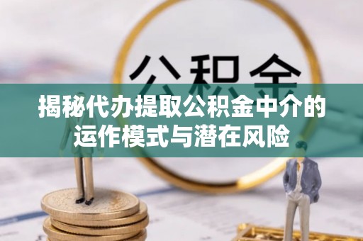 解读揭秘代办提取公积金中介的运作模式与潜在风险